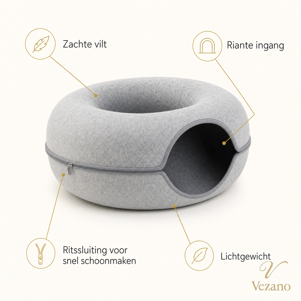 Vezano Vilten Kattennest - kenmerken diagram